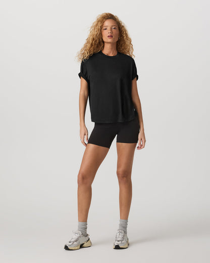 Energy Long Tee Women's Black Heather Fitness Tee Shirt | Vuori sale - US 6467