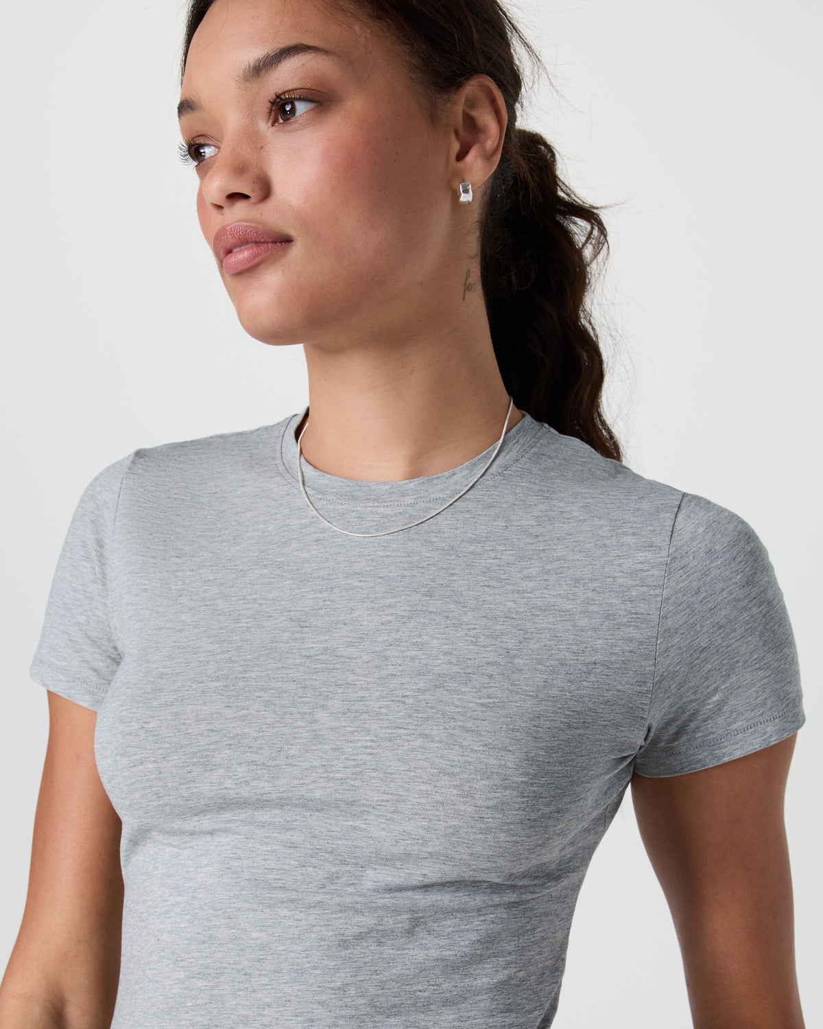 Feather Baby Tee Light Heather Grey | Vuori onsale - US 3942