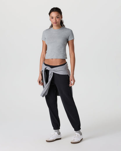 Feather Baby Tee Light Heather Grey | Vuori onsale - US 3942