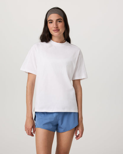 Short Sleeve Heavyweight Oversized Cotton Tee White | Vuori outlet - US 8722