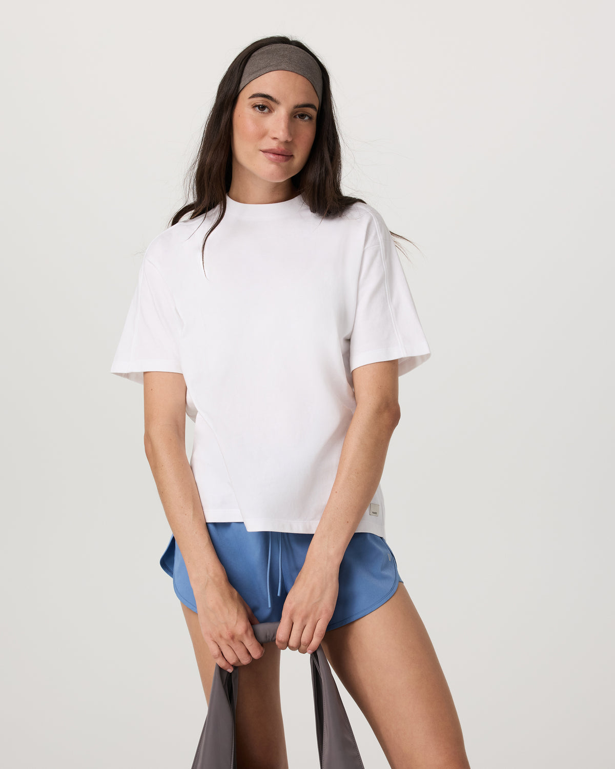 Short Sleeve Heavyweight Oversized Cotton Tee White | Vuori outlet - US 8722