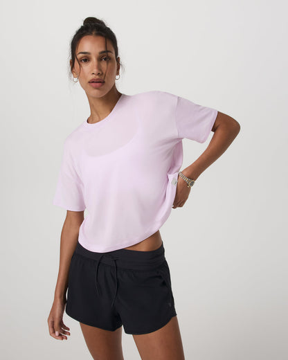 Energy Tee Women's Lilac Breeze Heather Oversized Shirt | Vuori sale - US 6998