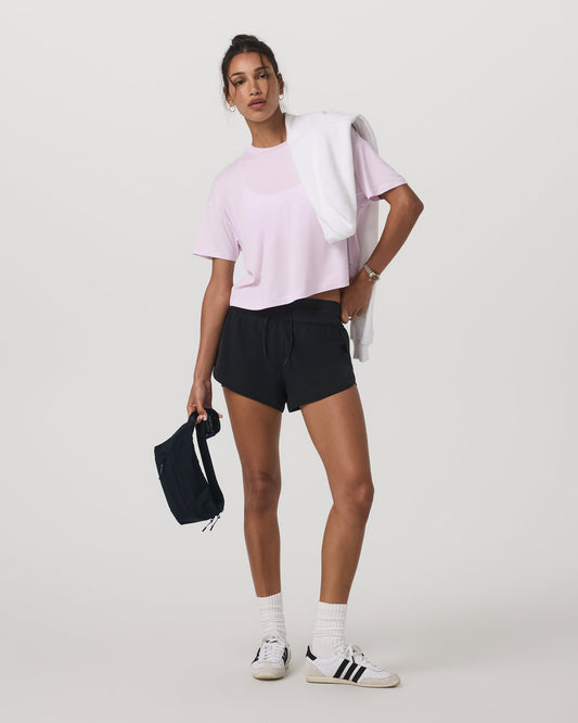 Energy Tee Women's Lilac Breeze Heather Oversized Shirt | Vuori sale - US 6998