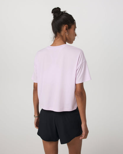 Energy Tee Women's Lilac Breeze Heather Oversized Shirt | Vuori sale - US 6998