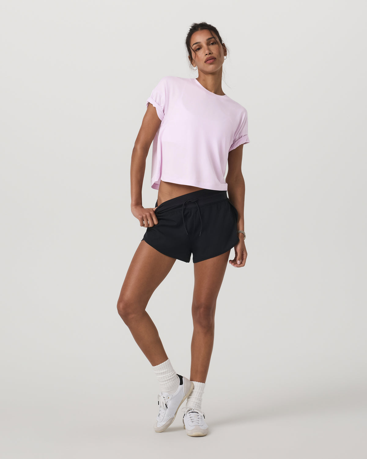 Energy Tee Women's Lilac Breeze Heather Oversized Shirt | Vuori sale - US 6998