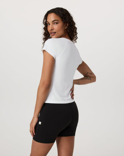 Short Sleeve Seamless Surge Tee White | Vuori onsale - US 6763