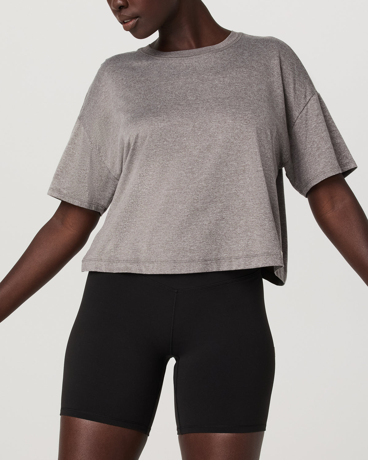 Energy Tee Women's Heather Grey Oversized Tee | Vuori for sale - US 2901