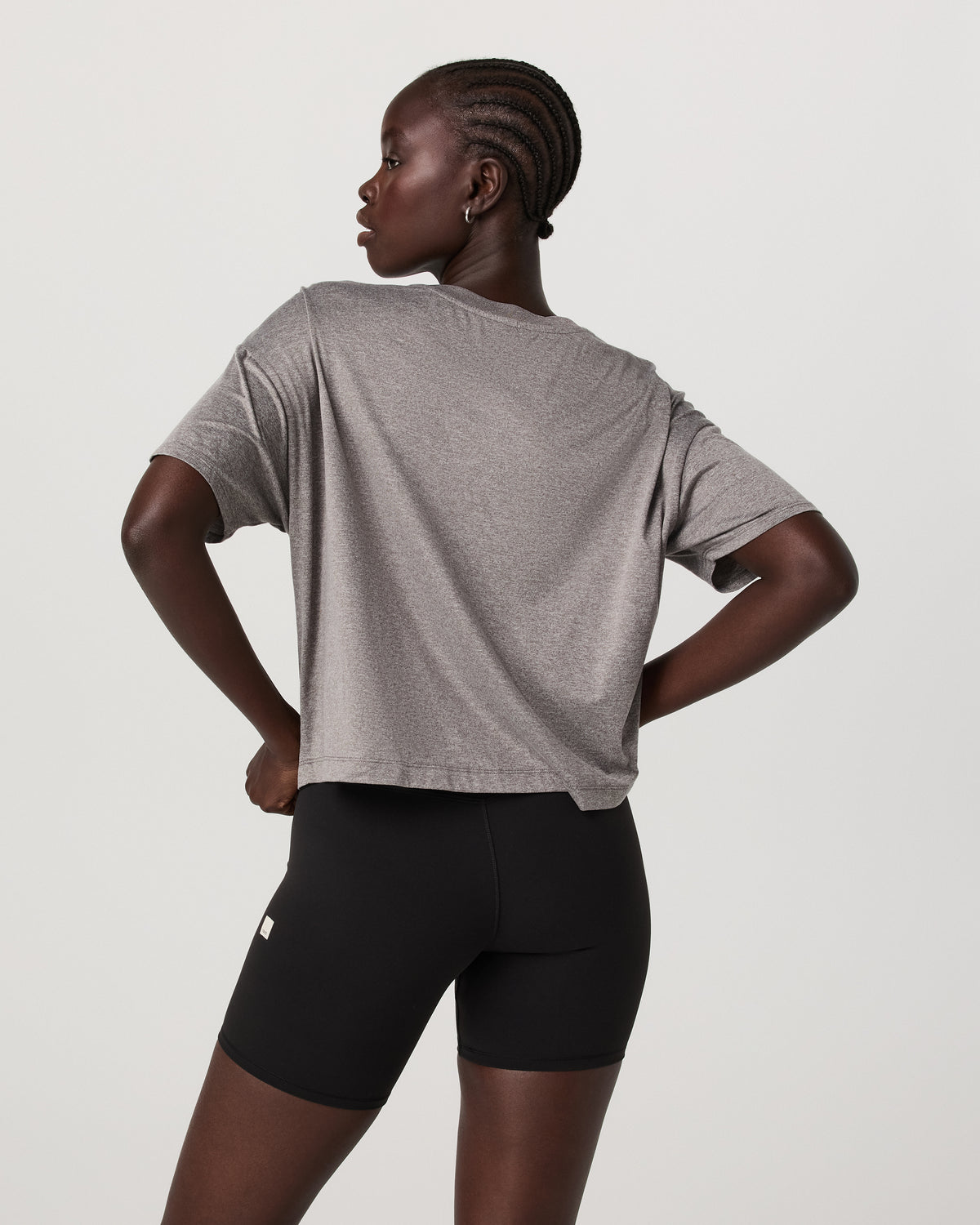 Energy Tee Women's Heather Grey Oversized Tee | Vuori for sale - US 2901