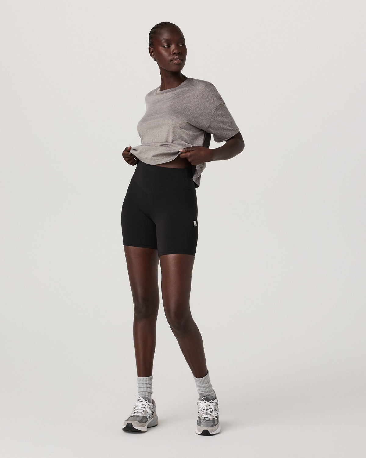 Energy Tee Women's Heather Grey Oversized Tee | Vuori for sale - US 2901