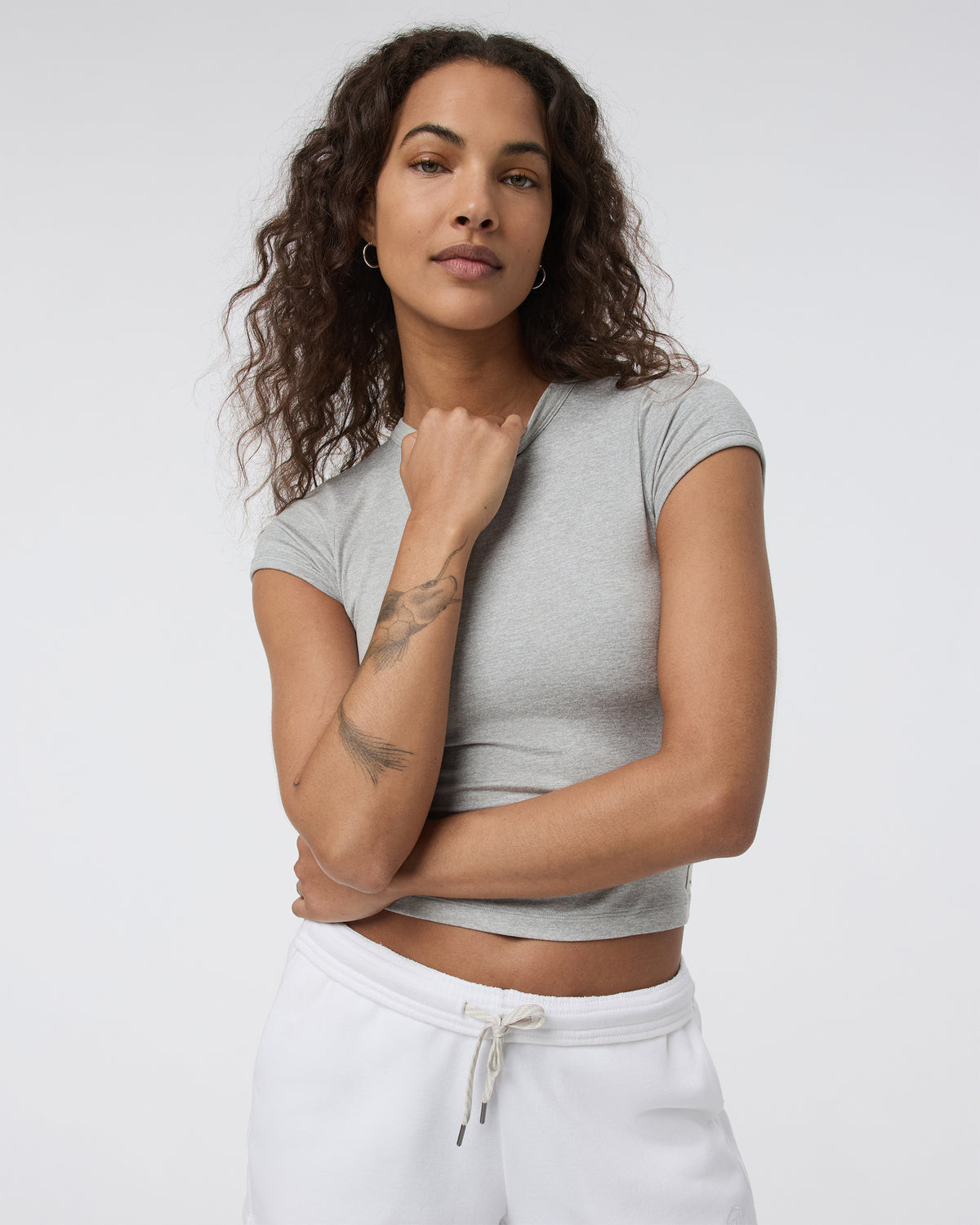Halo Baby Tee Pale Grey Heather | Vuori online - US 4581