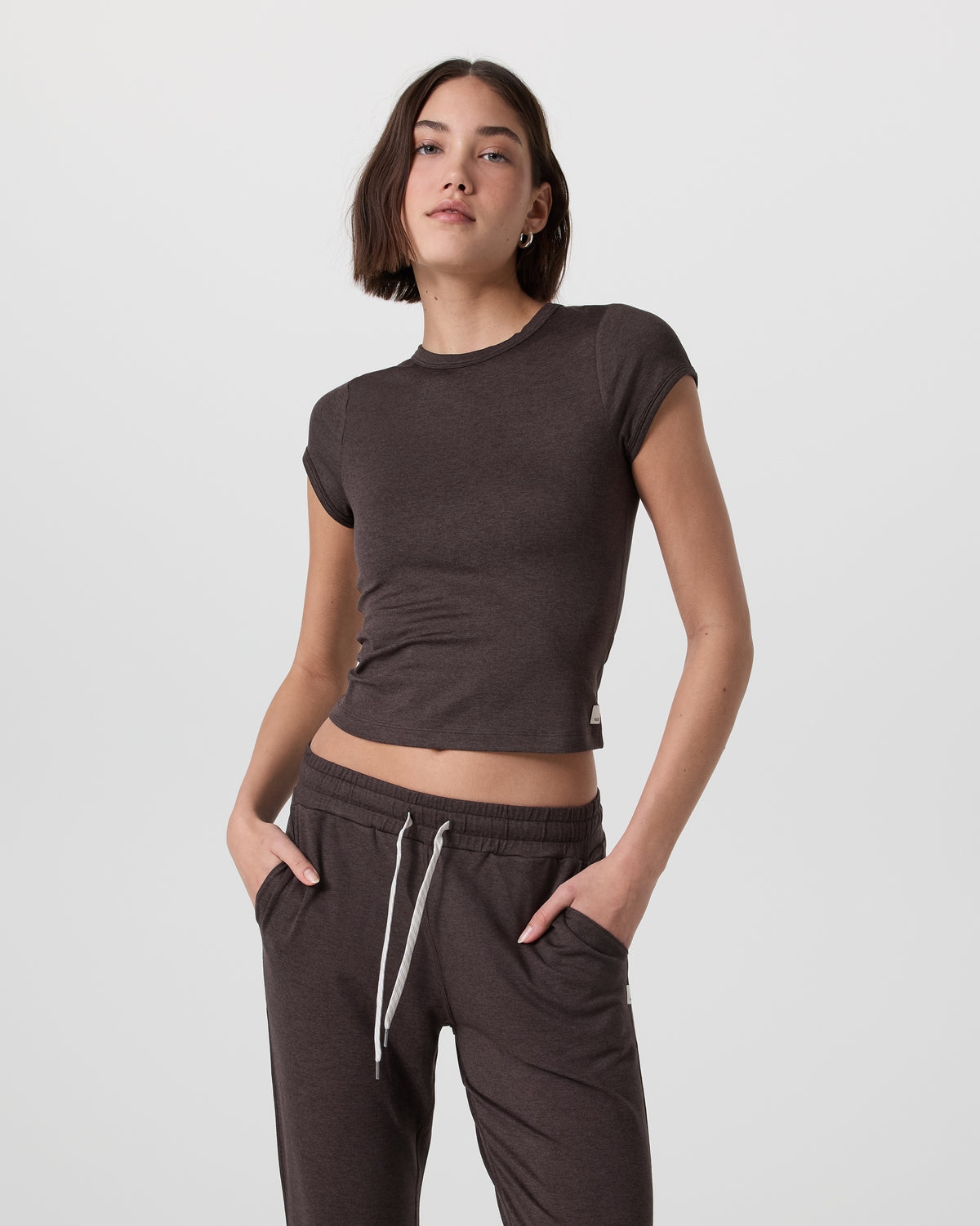 Halo Baby Tee Java Heather | Vuori discount - US 7801