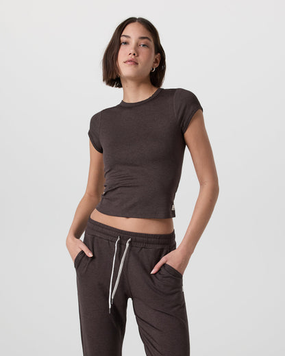 Halo Baby Tee Java Heather | Vuori discount - US 7801