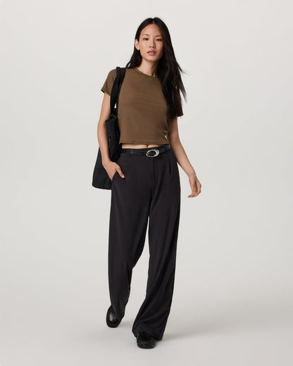 Pose Fitted Tee Women's Espresso T-Shirt | Vuori shop - US 7419