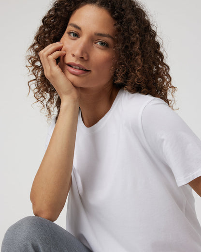 Feather Tee Women's White Lightweight Tee | Vuori shop - US 3776