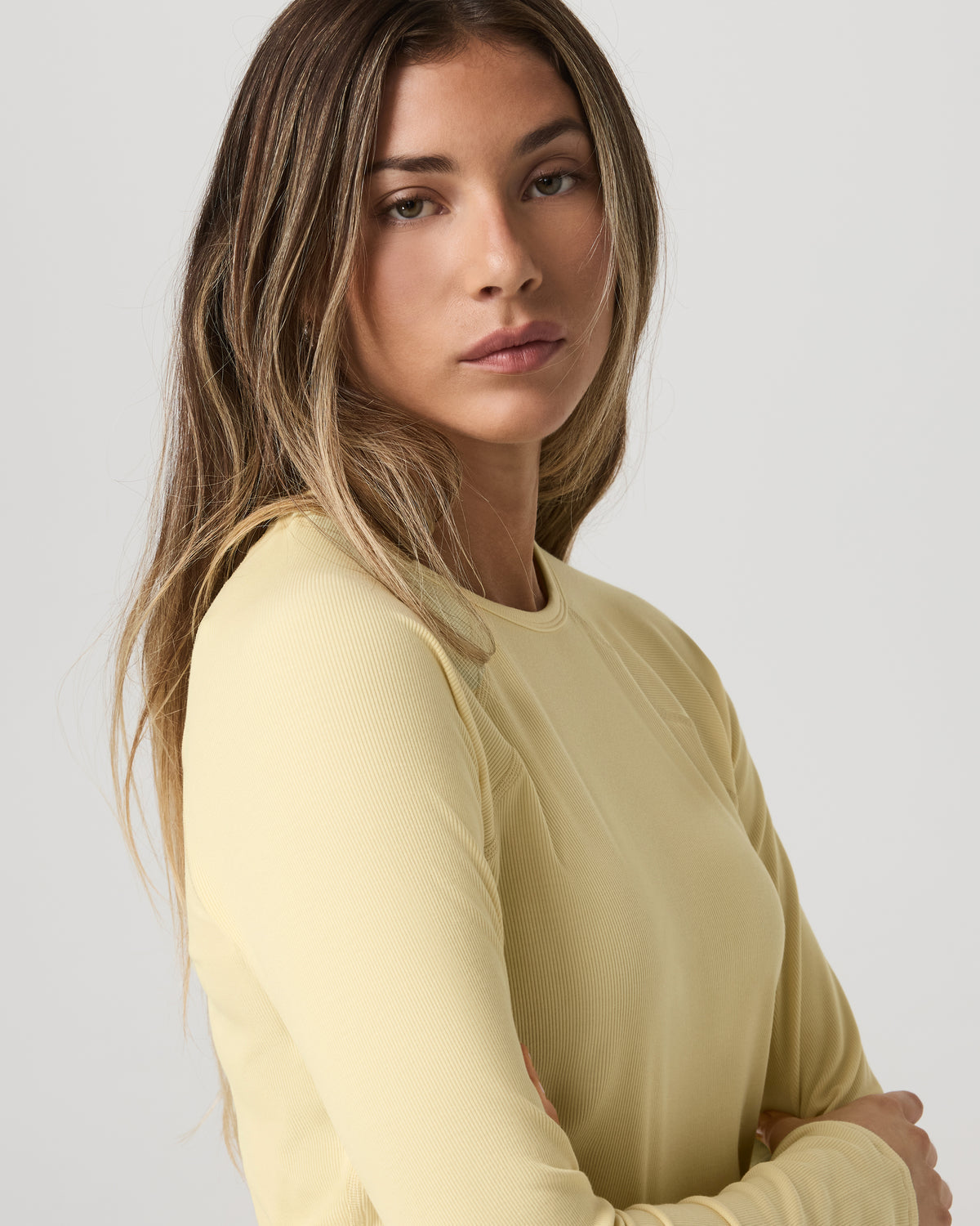 Long Sleeve Pose Crew Women's Lemon Snap Long Sleeve | Vuori online - US 2970