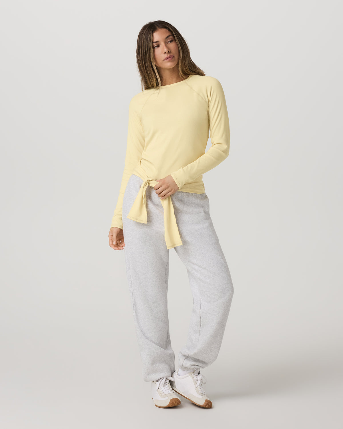 Long Sleeve Pose Crew Women's Lemon Snap Long Sleeve | Vuori online - US 2970