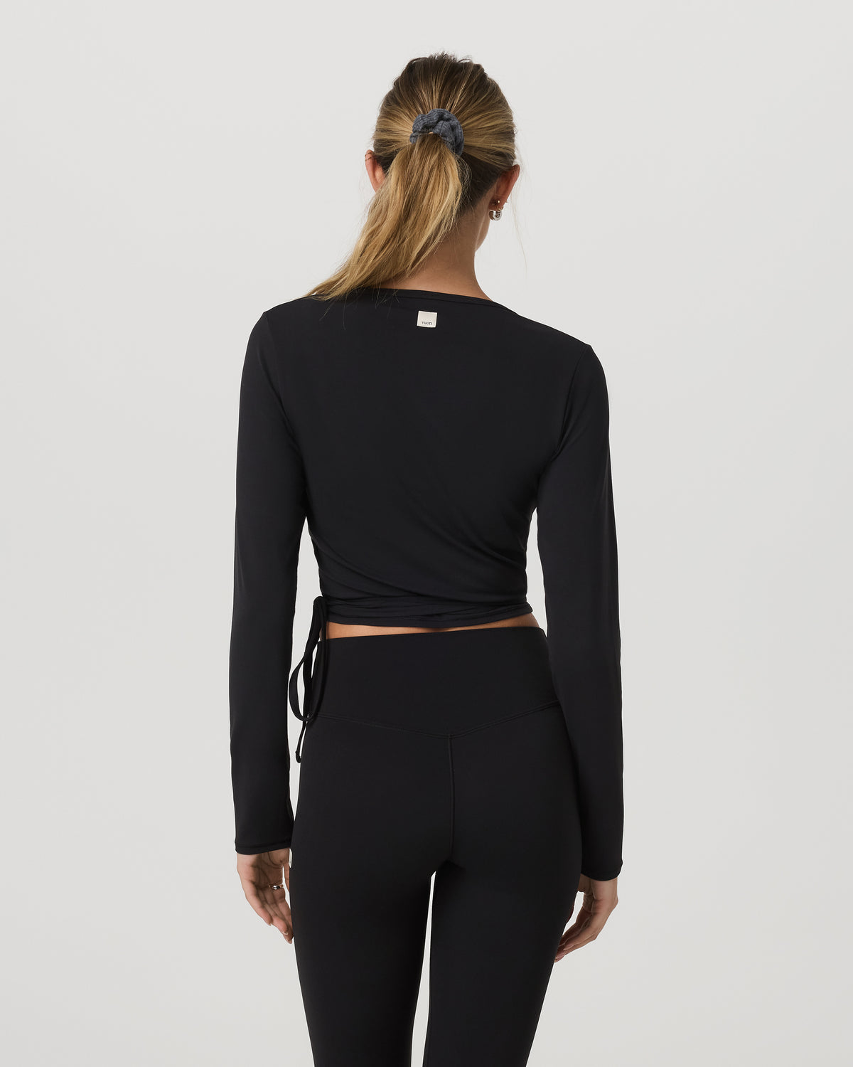 Vuori AllTheForm™ Wrap Top Women's Black Wrap Top | Vuori outlet - US 2532