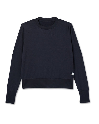 Daydream Crew Lightweight Black Long Sleeve Shirt | Vuori shop - US 9284