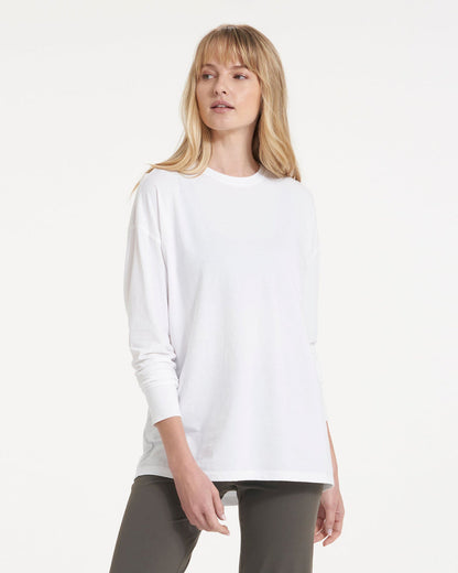 Long-Sleeve Feather Tee White | Vuori discount - US 8962