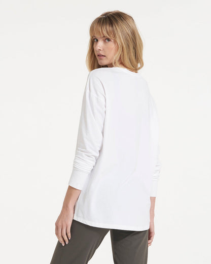 Long-Sleeve Feather Tee White | Vuori discount - US 8962