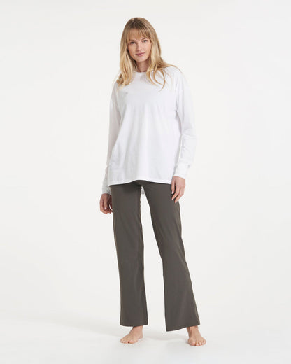 Long-Sleeve Feather Tee White | Vuori discount - US 8962