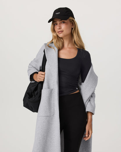 Women's Long Sleeve Halo Essential Scoop Solid Black | Vuori outlet - US 2269