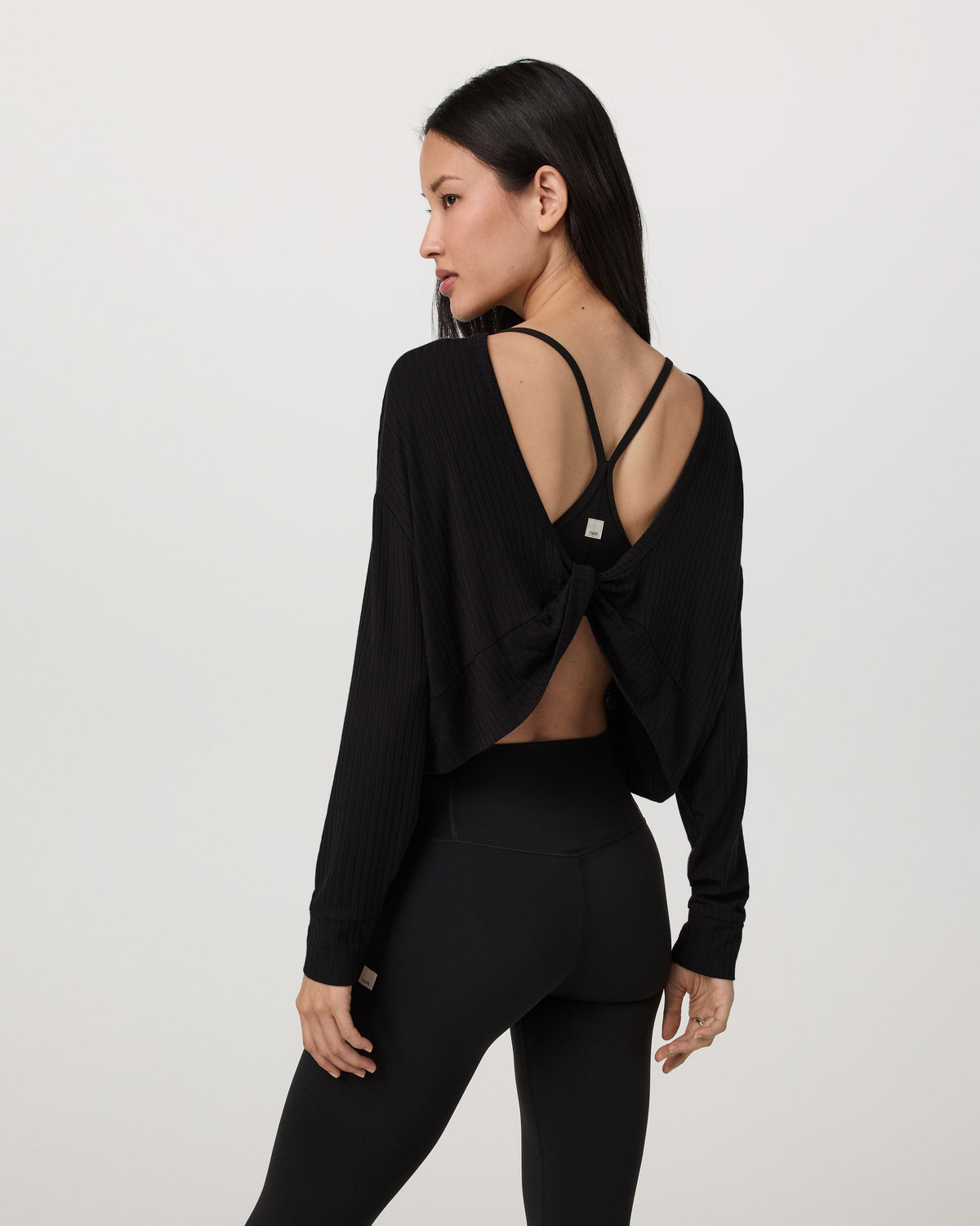 Long Sleeve Twist Top Women's Black Twist Top | Vuori shop - US 9839