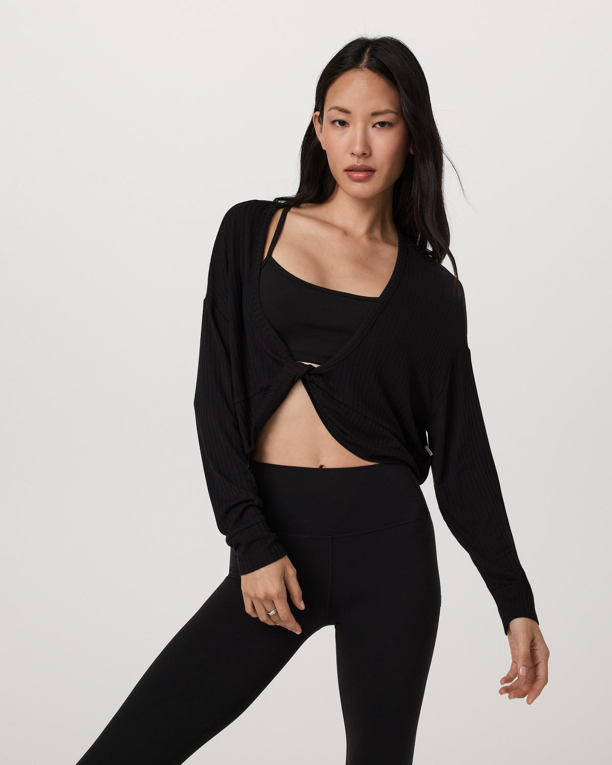 Long Sleeve Twist Top Women's Black Twist Top | Vuori shop - US 9839