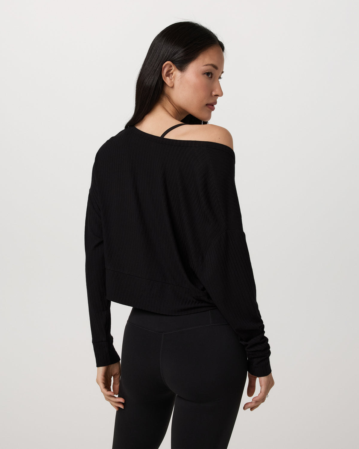 Long Sleeve Twist Top Women's Black Twist Top | Vuori shop - US 9839