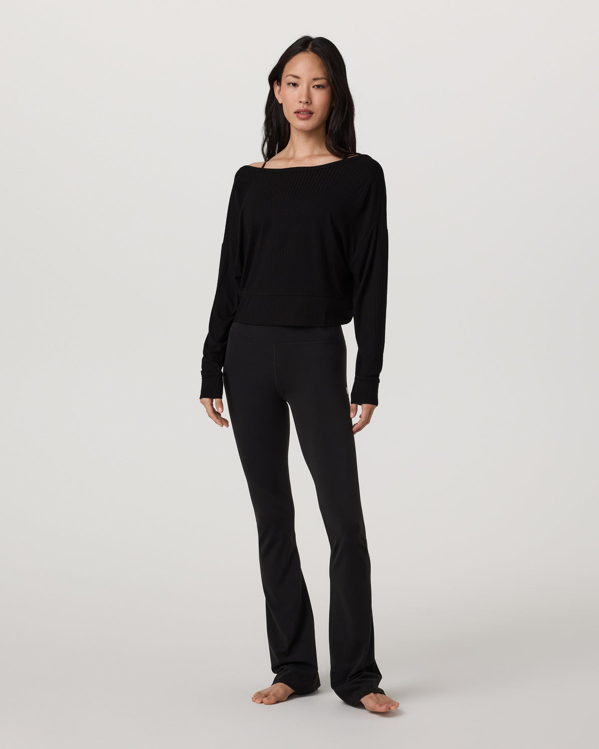 Long Sleeve Twist Top Women's Black Twist Top | Vuori shop - US 9839