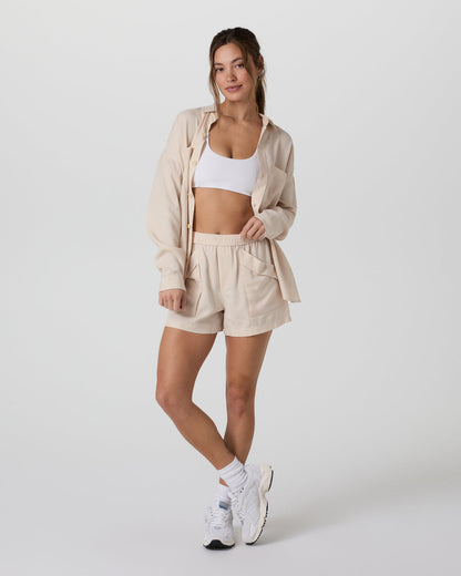 Trestles Twill Button Up Sand Dollar | Vuori sale - US 9852