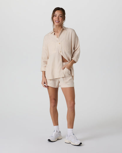 Trestles Twill Button Up Sand Dollar | Vuori sale - US 9852