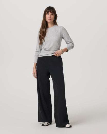 Long Sleeve Waffle Top Women's Light Heather Grey Tee | Vuori for sale - US 6286