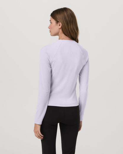 Long Sleeve Pose Crew Women's Lavender Ice Crewneck | Vuori outlet - US 5467
