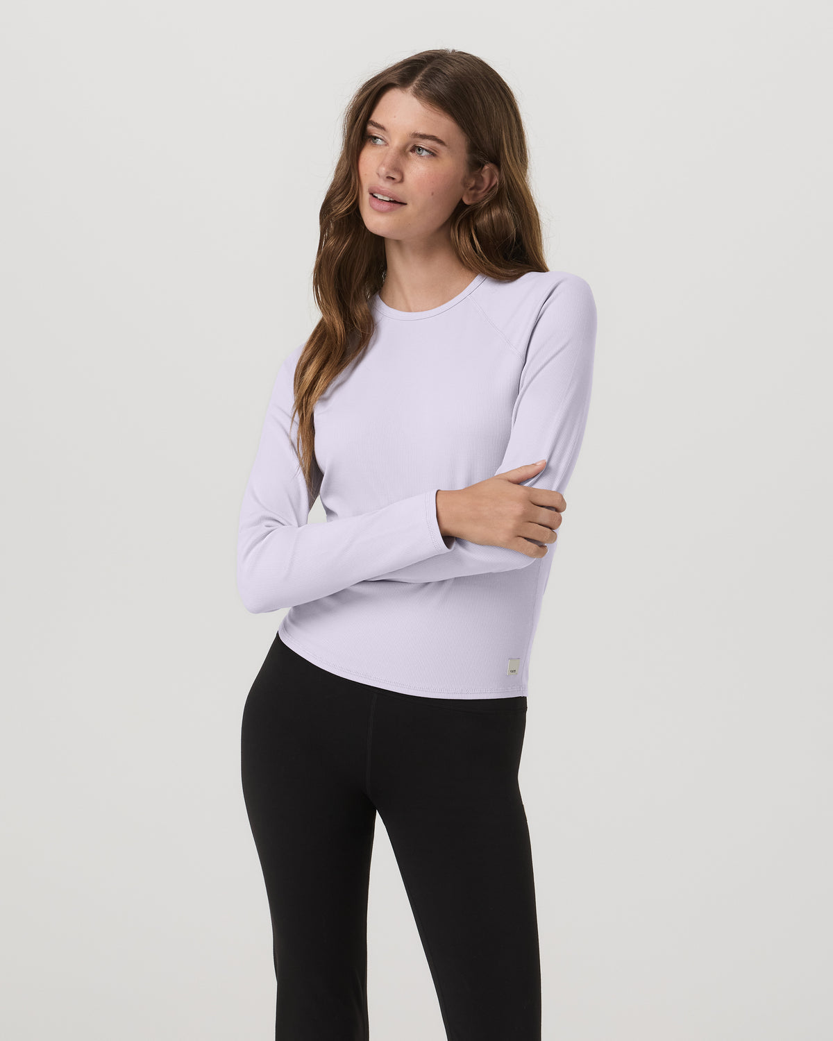 Long Sleeve Pose Crew Women's Lavender Ice Crewneck | Vuori outlet - US 5467