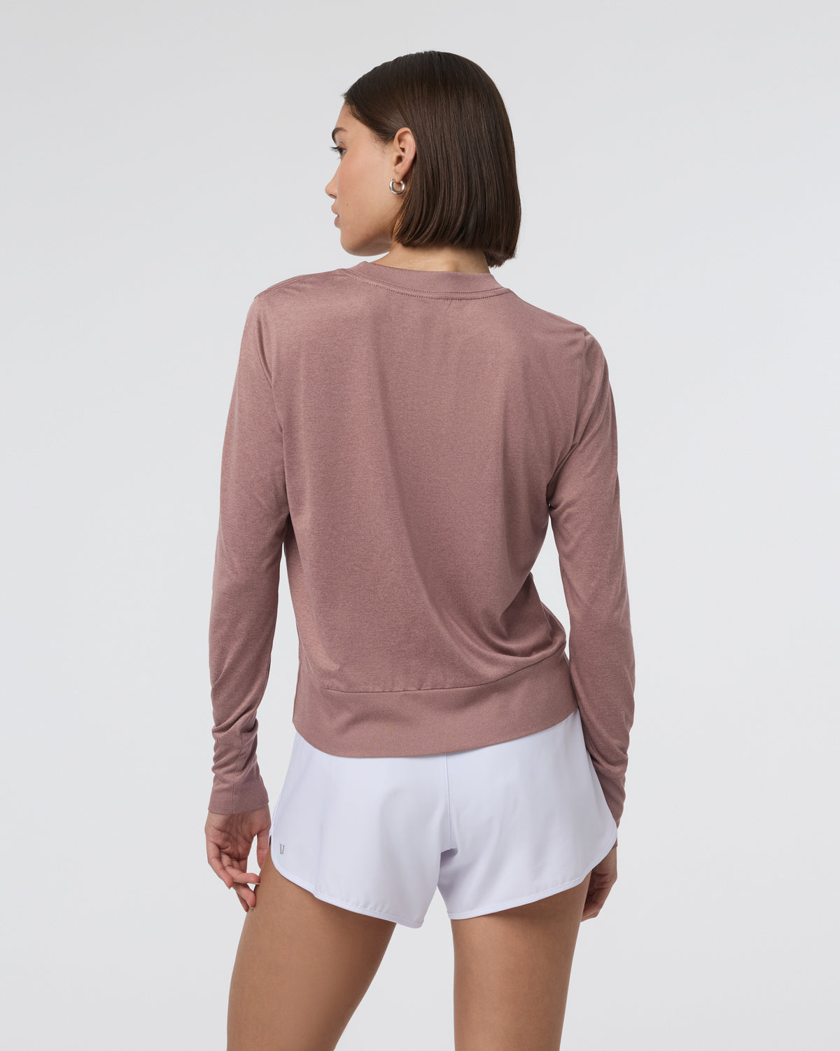 Daydream Crew Sedona Brown Heather Long Sleeve Top | Vuori sale - US 4940