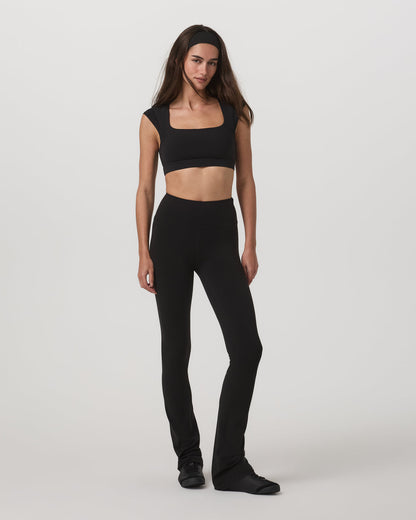 Vuori AllTheForm™ Short Sleeve Bra Women's Black Sports Bra | Vuori discount - US 6640
