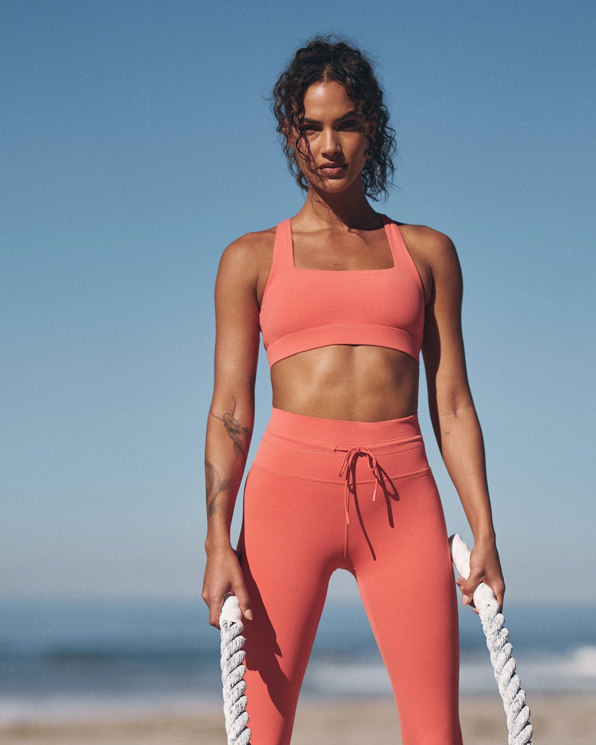 Daily Form Bra Women's Bright Coral Sports Bra | Vuori outlet - US 3261