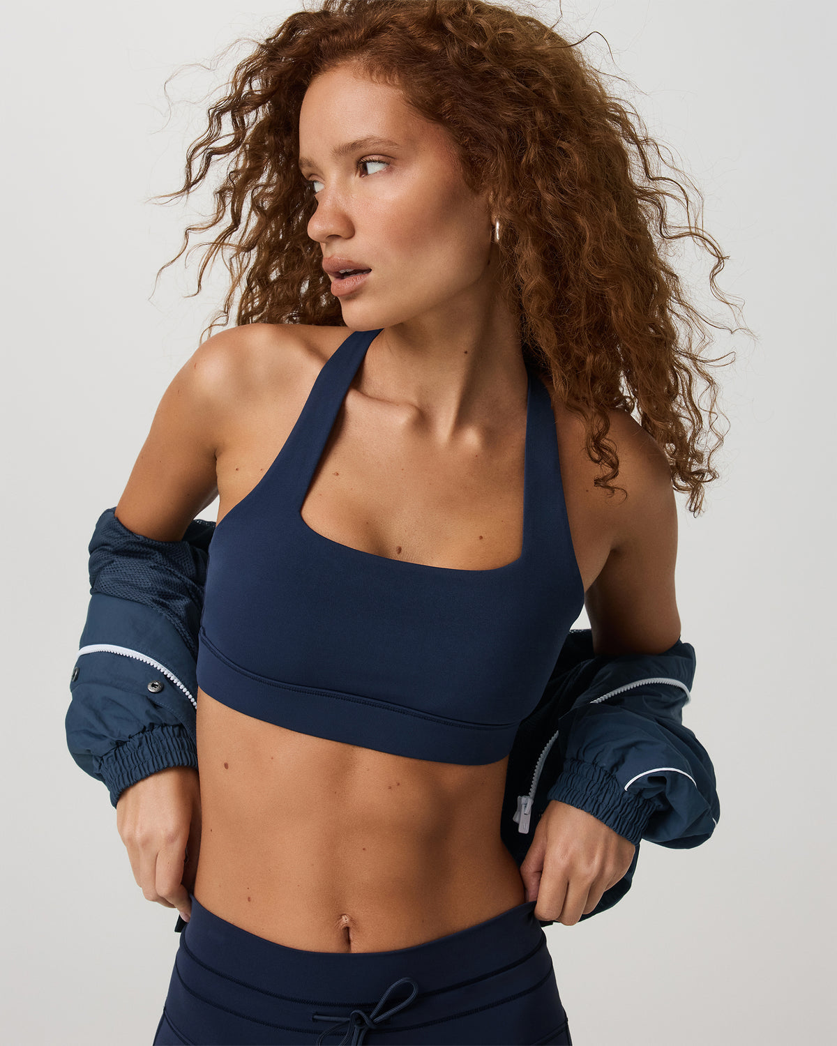 Daily Form Bra Women's Blue Coast Racerback Sports Bra | Vuori discount - US 8628