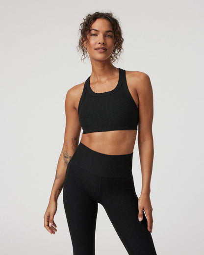 Elevation Racer Bra Black Racerback Sports Bra | Vuori online - US 1130
