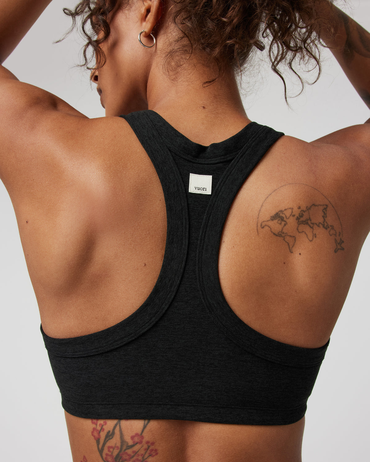 Elevation Racer Bra Black Racerback Sports Bra | Vuori online - US 1130