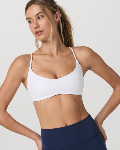 Vuori AllTheFeels™ Strappy Back Bra Women's White Sports Bra | Vuori discount - US 4515