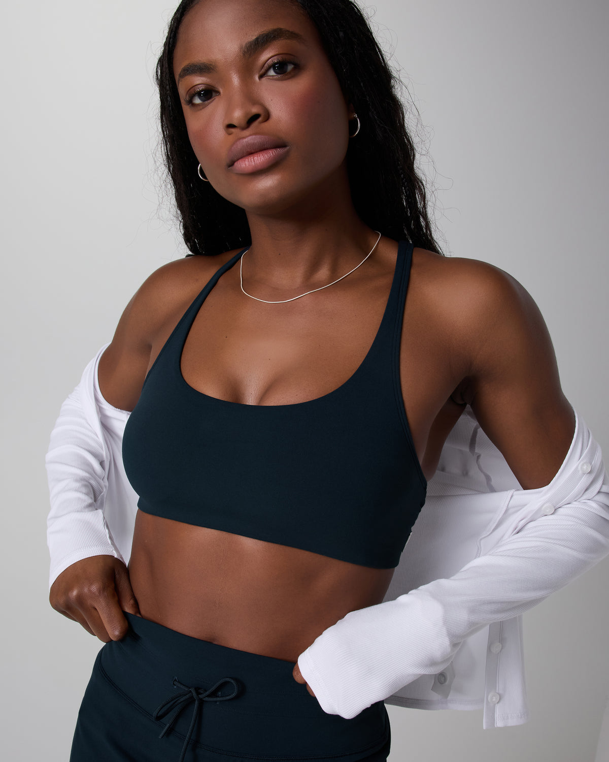 Yosemite Bra Ink Strappy Sports Bra | Vuori shop - US 4187