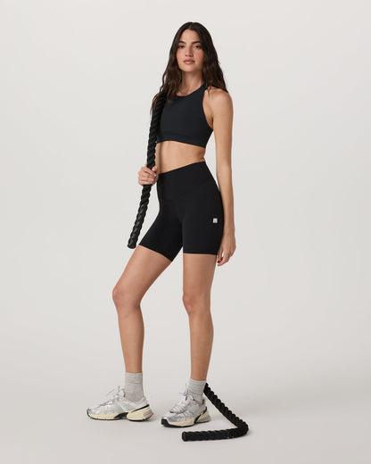 Vuori AllTheForm™ High Neck Bra Black Sports Bra | Vuori sale - US 4785
