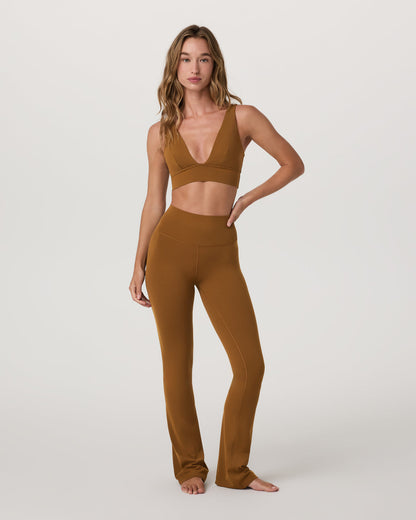 Vuori AllTheFeels™ Triangle Bra Women's Bra in Rum | Vuori sale - US 7669
