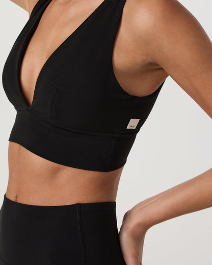 Vuori AllTheFeels™ Triangle Bra Women's Black Bra | Vuori discount - US 5042
