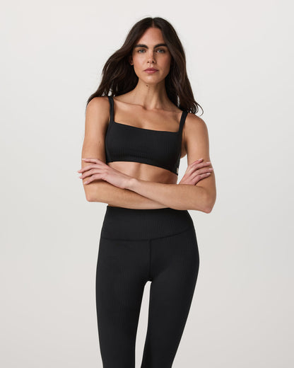 Inversion Rib Bra Women's Black Sports Bra | Vuori sale - US 1826