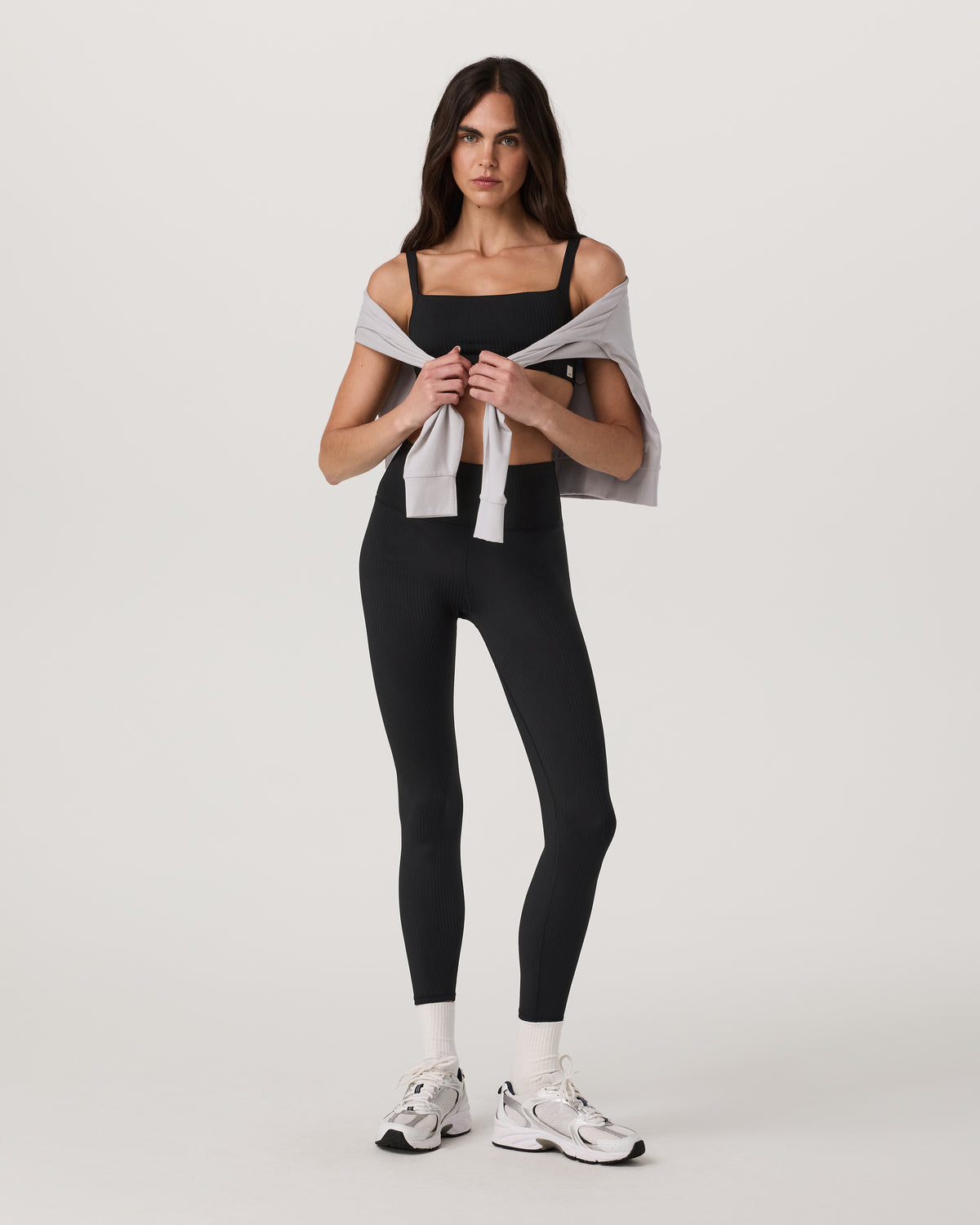 Inversion Rib Bra Women's Black Sports Bra | Vuori sale - US 1826