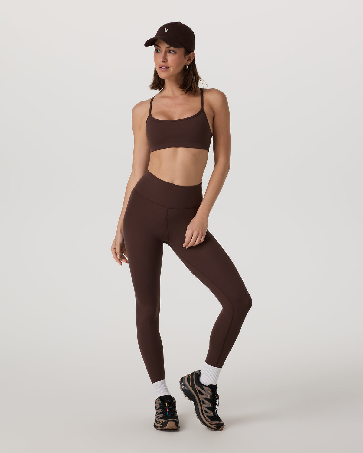 Vuori AllTheFeels™ Bra Java Sports Bra | Vuori online - US 3086