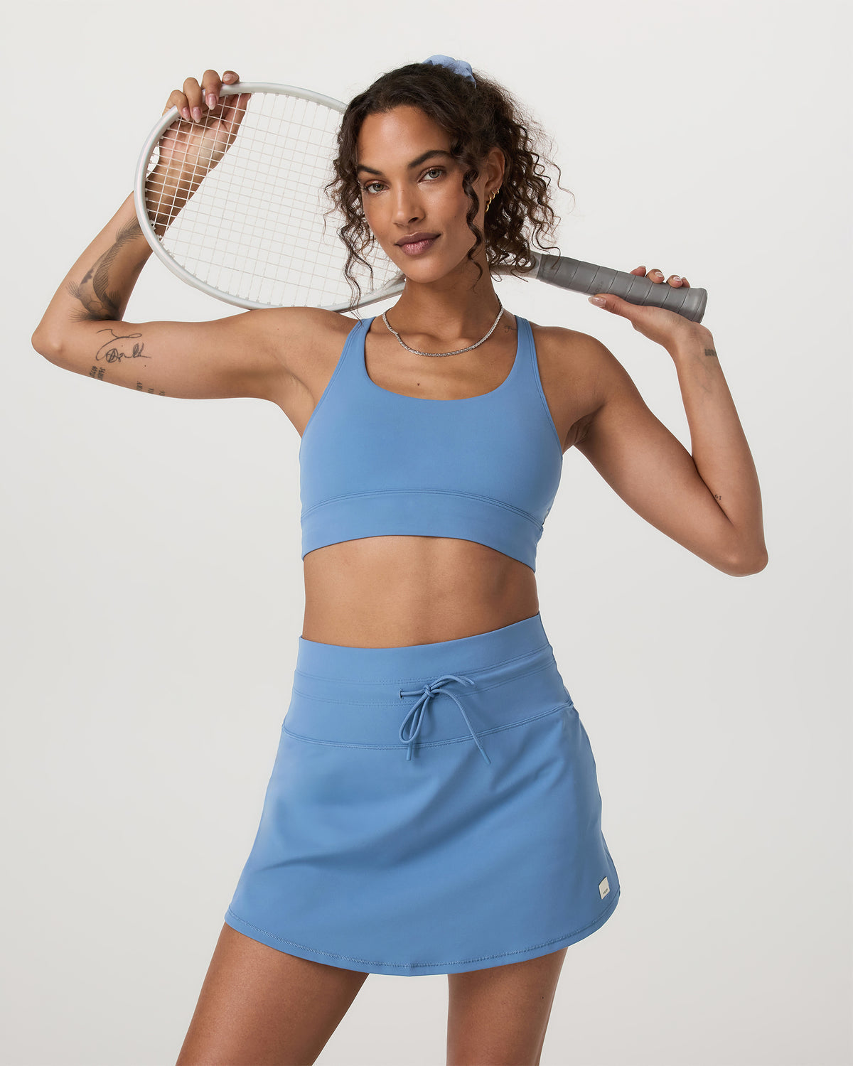 Yosemite Longline Bra Light French Blue Sports Bra | Vuori discount - US 3996